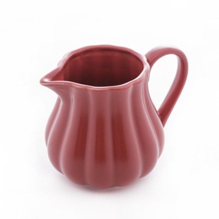 Leiteira Wolff Pélata de Porcelana Vermelho