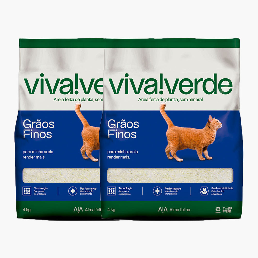Kit 2 Areias Higiênica Biodegradável Limpeza Plena Viva verde em Oferta na Shopee