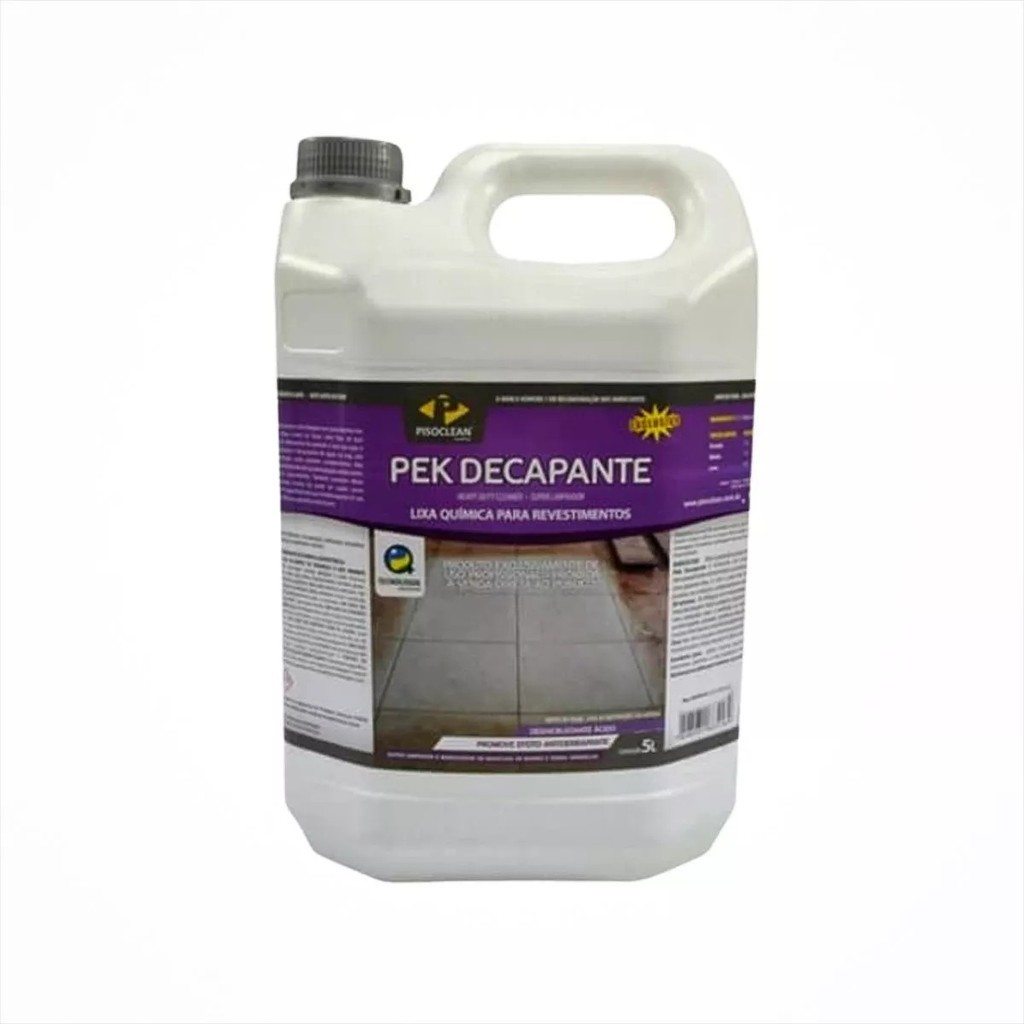 Removedor Pek Decapante LP 5 Litros Pisoclean - Piso Clean