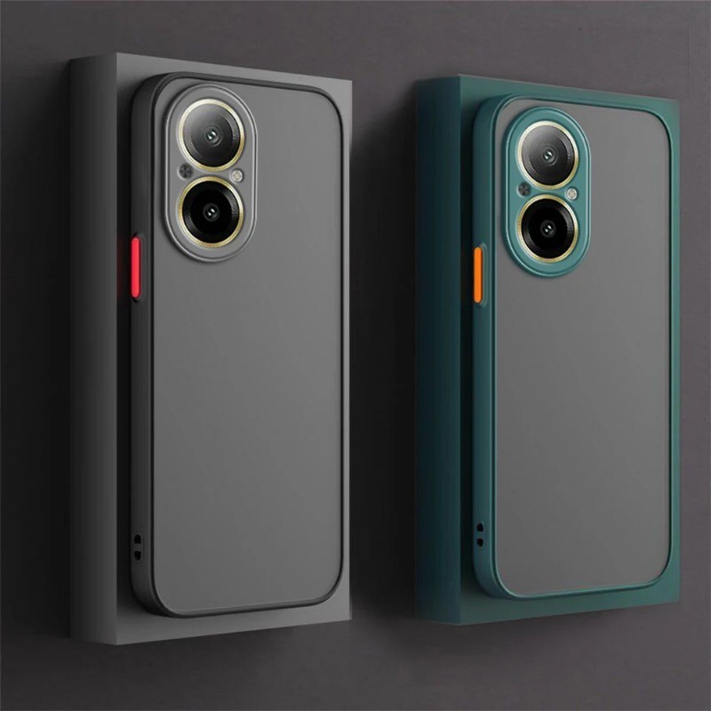 Para Realme C67 Nota 50 11X 11 Narzo 60 Pro Plus 4G 5G Capa De Proteção À Prova De Choque Dura Transparente PC TPU