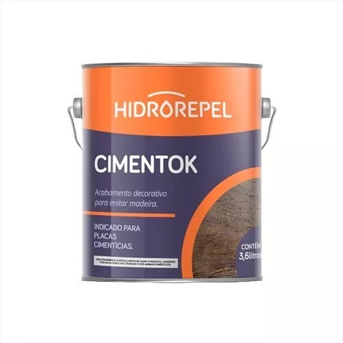 Cimentok 3,6 Litros Hidrorepel - Gel Envelhecedor Cores - Nogueira