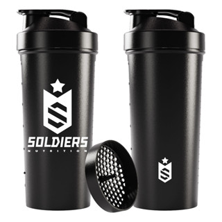 Coqueteleira Slim 600ml Soldiers Nutrition Acessório Academia Hidratação Esportiva em Oferta na Shopee