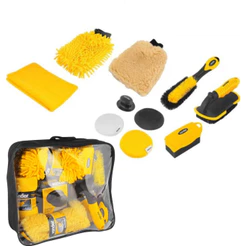 Kit Estética Automotiva Detalhamento Vonder Completo Com 10 peças Limpeza De Carro
