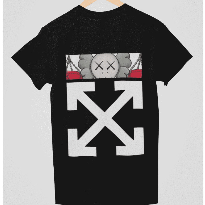 Camiseta Off White Lançamento StreetWear Estampa Frente e Costas Masculina