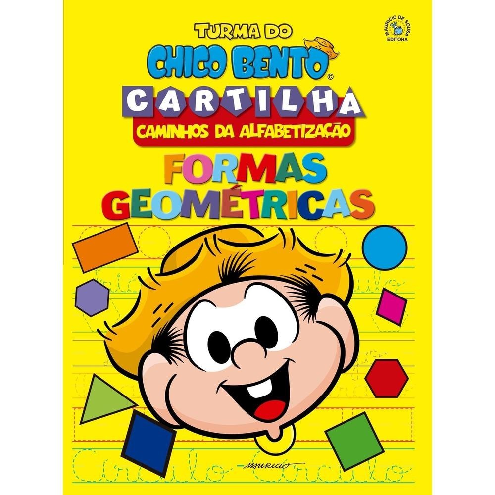 Turma do Chico Bento Caminhos da Alfabetização - Formas Geométricas em Oferta na Shopee