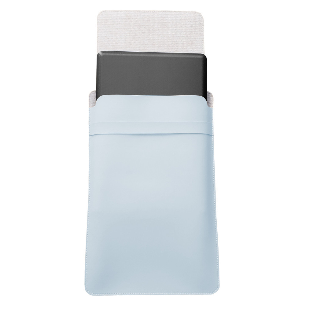Luvas Case Capa Para Notebook Couro Sintético Azul Bebê