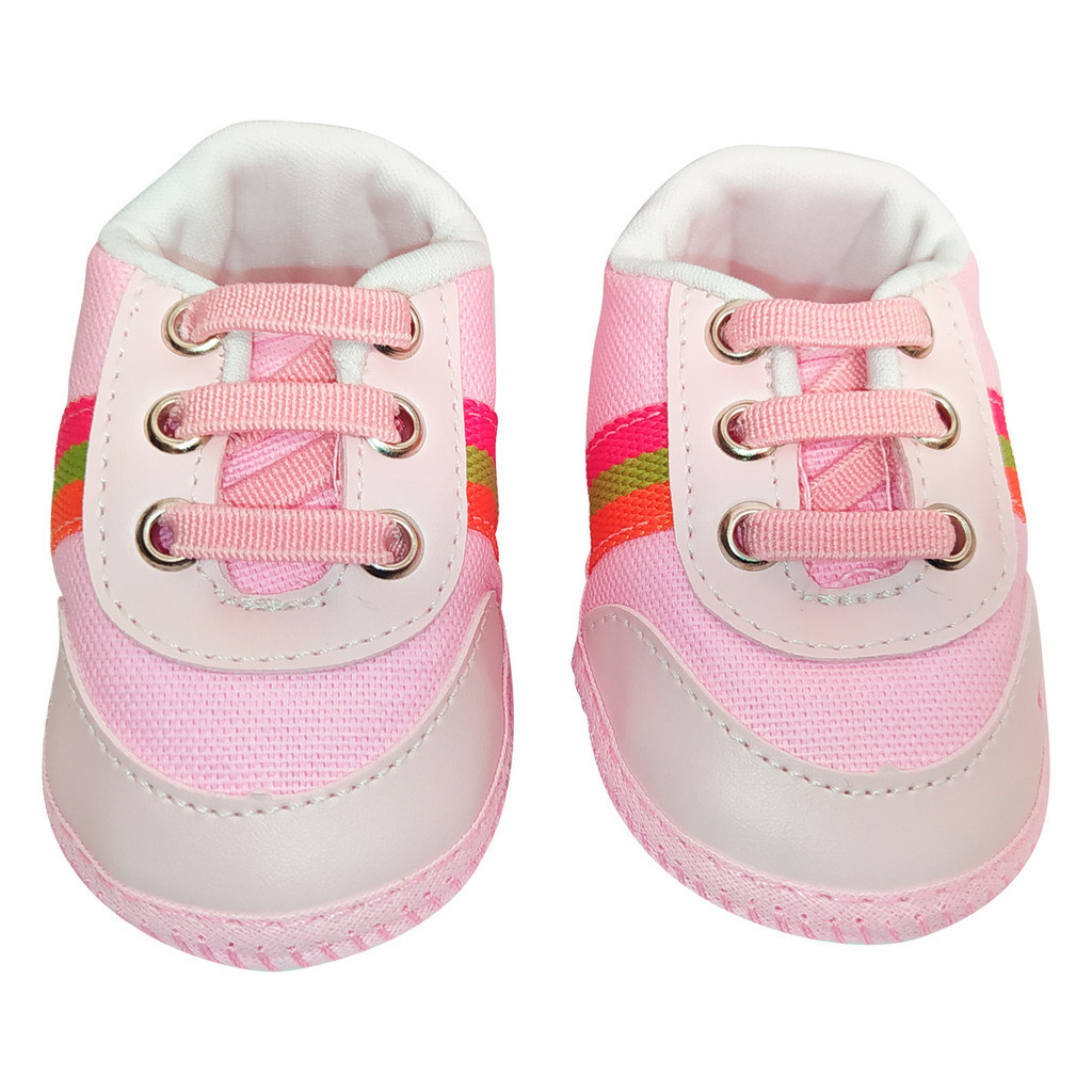 Calçado Tênis Bebe Kids Baby Rosa Tam 14 ao 17 Mini Diva