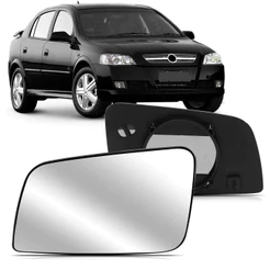 Lente Retrovisor Com Base Astra Hatch Astra Sedan 1999 A 2011 Modelo Novo Lado Direito