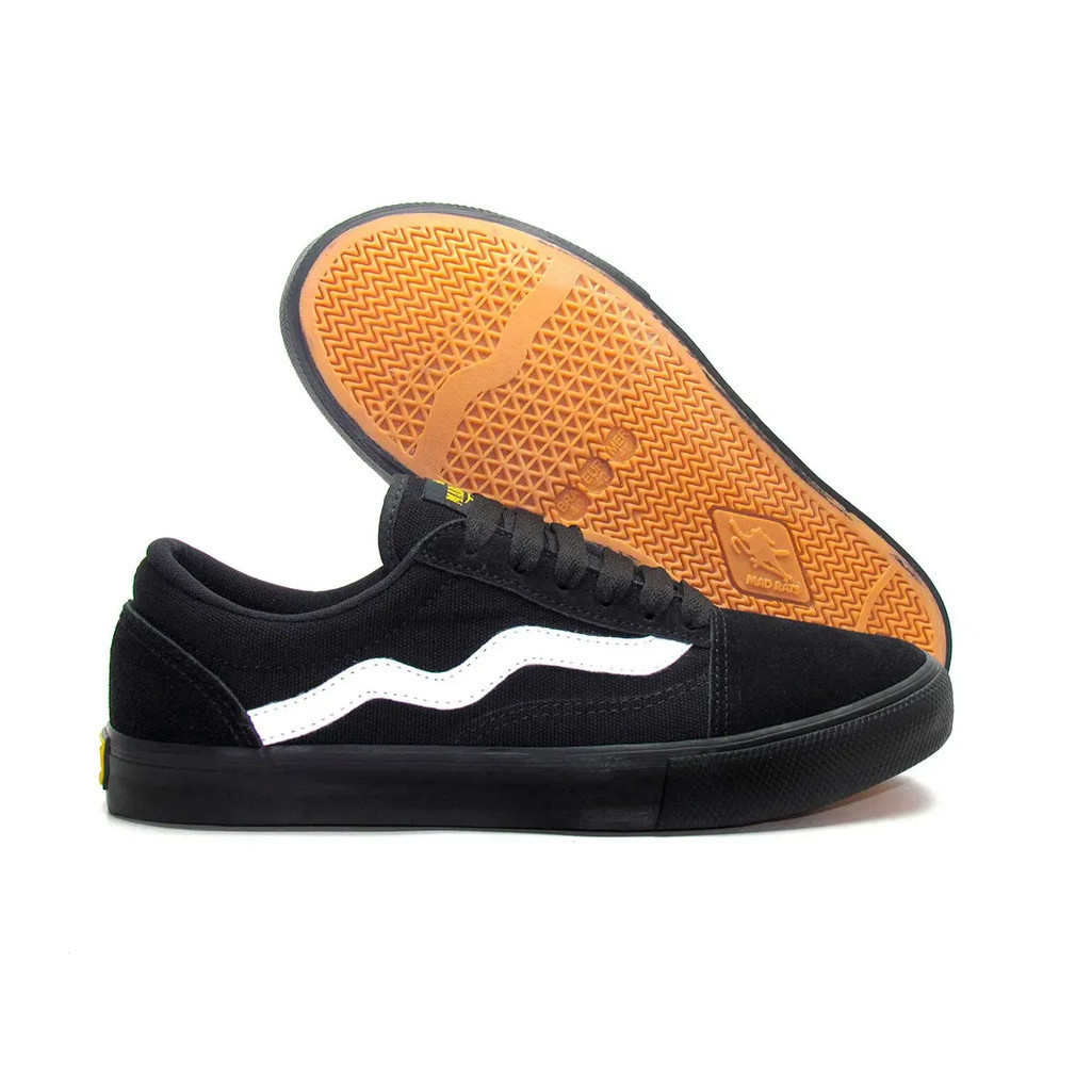 Tênis Old School Mad Rats Black Branco Unissex 33 ao 44