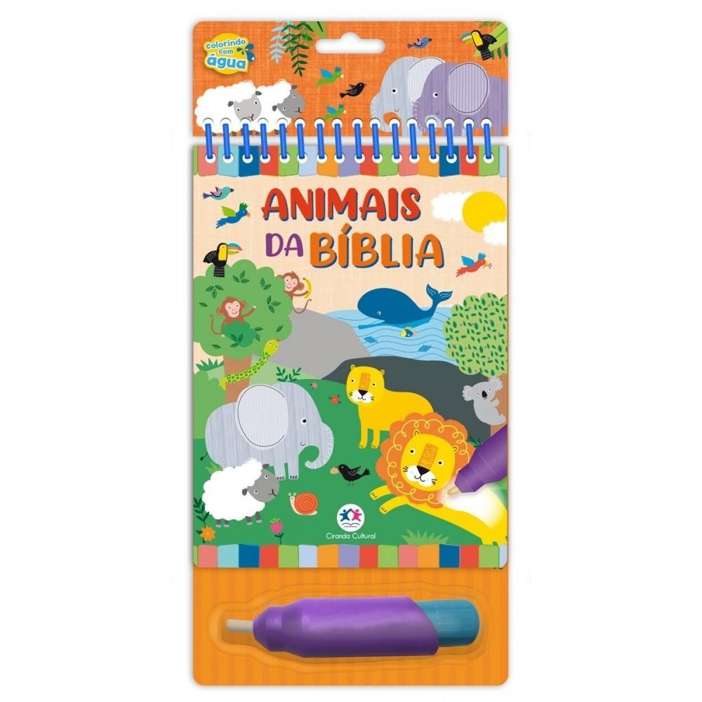 Livro Aquabook Animais da Bíblia em Oferta na Shopee