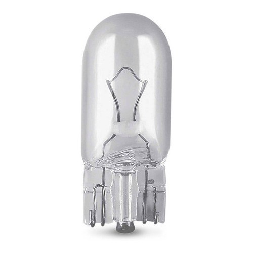 Lâmpada Halógena T10 Pingo Transparente 12v 5w 3200k Esmagadinha