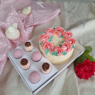 10 Caixas para Bento Cake de 10 cm e 6 Doces Branco em Oferta na Shopee