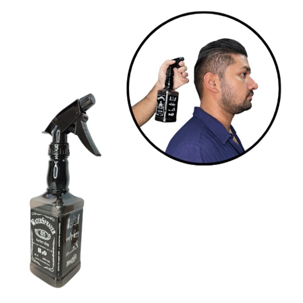 Borrifador Professional Cabelos e Barba Jack Preto Cod 1845