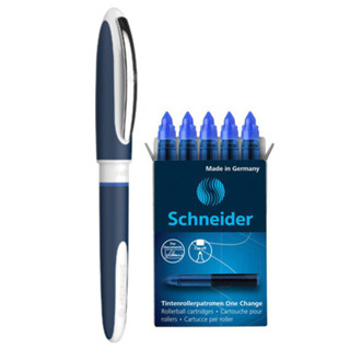 Kit Caneta Roller One Change + Cx Cartucho 5 unidades- Schneider em Oferta na Shopee