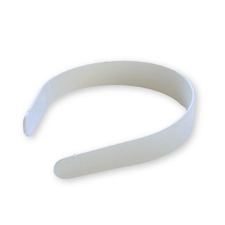 01 Arco Branco Plástico Acessório Tiara Larga 30mm em Oferta na Shopee