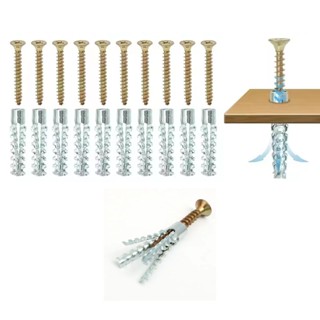 Parafuso Fenda Phillips Cabeça com Bucha Metal Tubo de Expansão para Concreto 3,5cm em Oferta na Shopee