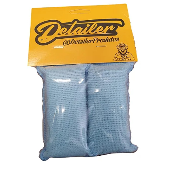 Kit Mini Aplicador em Microfibra 2un DETAILER em Oferta na Shopee