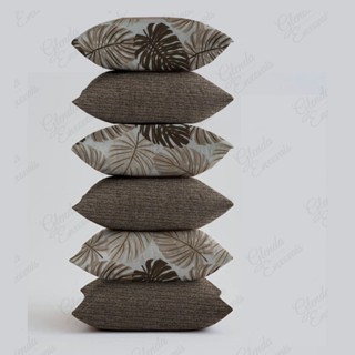 Harmonia e Sofisticação: Kit com 6 Capas de Almofadas - AL em Oferta na Shopee