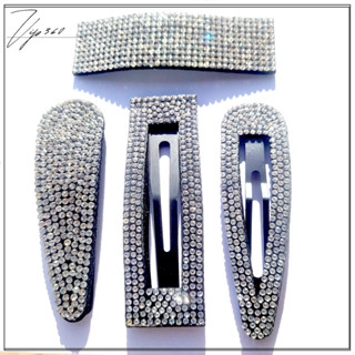 💎 Kit 4 Presilhas Tic-Tac de Brilho com Strass – Peças Sortidas em Oferta na Shopee