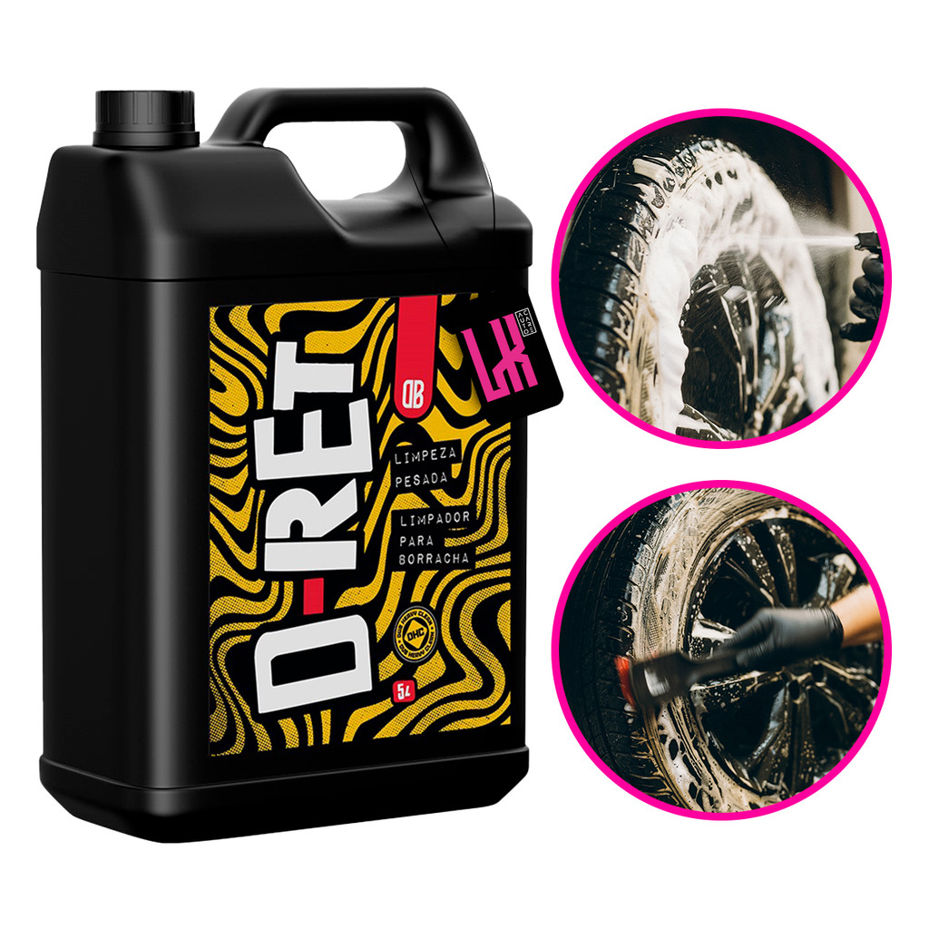 D Ret 5l Dub Boyz Limpador De Pneus E Borrachas Automotivo Remove Graxa Barro Te