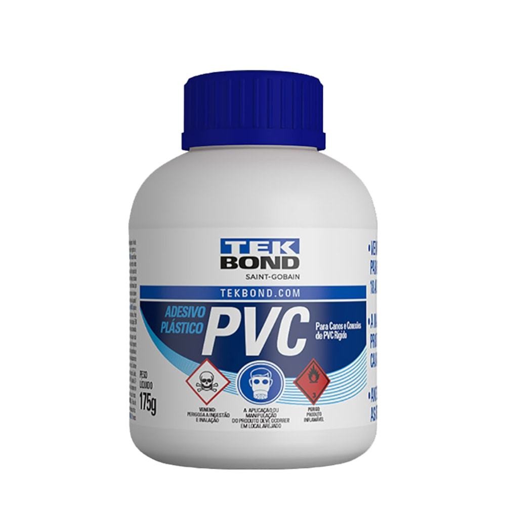 Adesivo Para Tubos PVC 175g com Pincel Tekbond em Oferta na Shopee