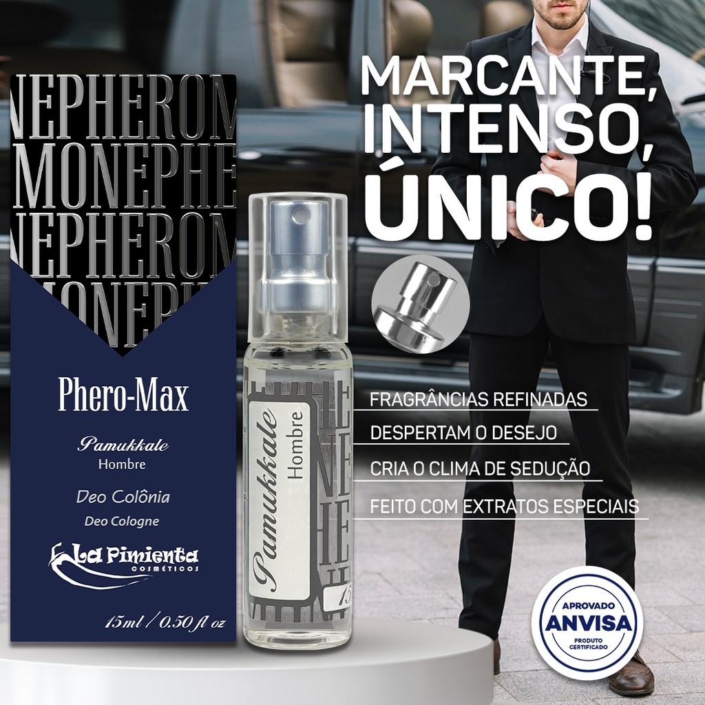MASCULINIDADE E REFINAMENTO EM UM FRASCO - PERFUME AFRODISÍACO MASCULINO PAMUKKALE