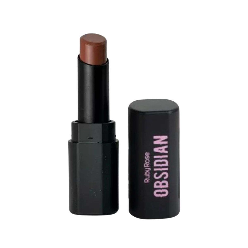 Batom Lipstick Cream Satin Obsidian Ruby Rose OCS02 HB70002