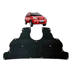 Manta Forro de Capô Anti Ruido Térmo Revestida Ecosport 2008 2009 2010 2011 2012 + Presilhas