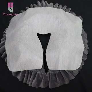 Tolongtrip > Descartável Encosto De Cabeça Não-Tecido Papel De Travesseiro Beauty Spa Capa De Mesa De Cama Bem