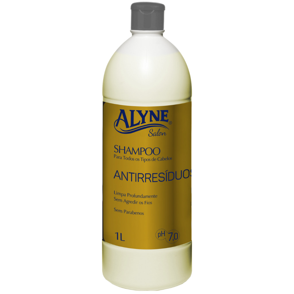 Shampoo Alyne Profissional Anti-Resíduos Para Todos os Tipos de Cabelo 1L Hidratação e Preparação Para Química em Oferta na Shopee