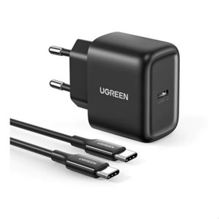 Ugreen Carregador Rápido Cd250 e Cabo Usb Tipo C 25W Design leve e Portátil em Oferta na Shopee