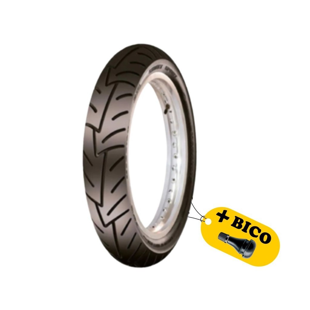 Pneu Para Moto Street Sport 350-10 Maggion Para Uso Sem Câmara + 1 Válvula de Brinde
