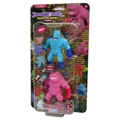 2 Mini Bonecos Elásticos Tonk e Burt - Stretchapalz