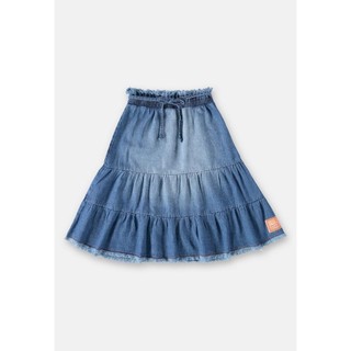 Saia Midi em Jeans Infantil Up Baby em Oferta na Shopee