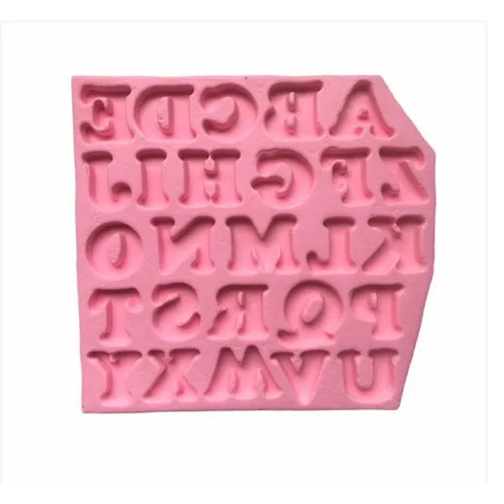 MOLDE DE SILICONE ALFABETO GRANDE
