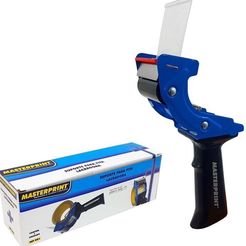 Suporte Para Fita Lacradora Aplicador Durex Larga 50mmX150mm Masterprint em Oferta na Shopee