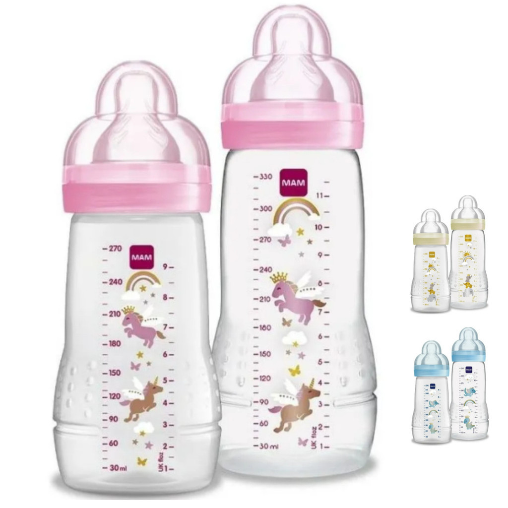 Kit Mamadeira Mam Antivazamento 270ml e 330ml Easy Active em Oferta na Shopee