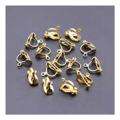 Base De Brinco P/ Colagens Pressão Dourado 100pçs 11*9