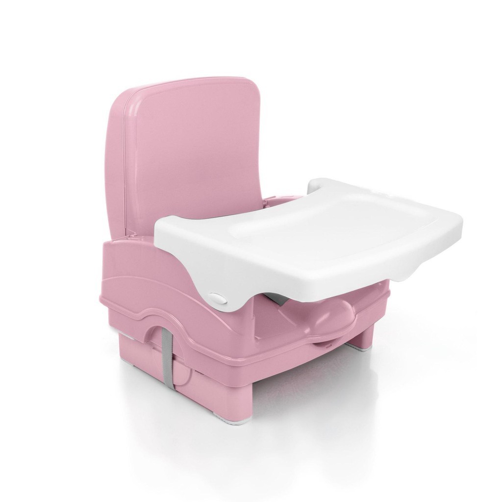Cadeira Portátil De Alimentação Voyage Cake Infantil Rosa Até 23kg