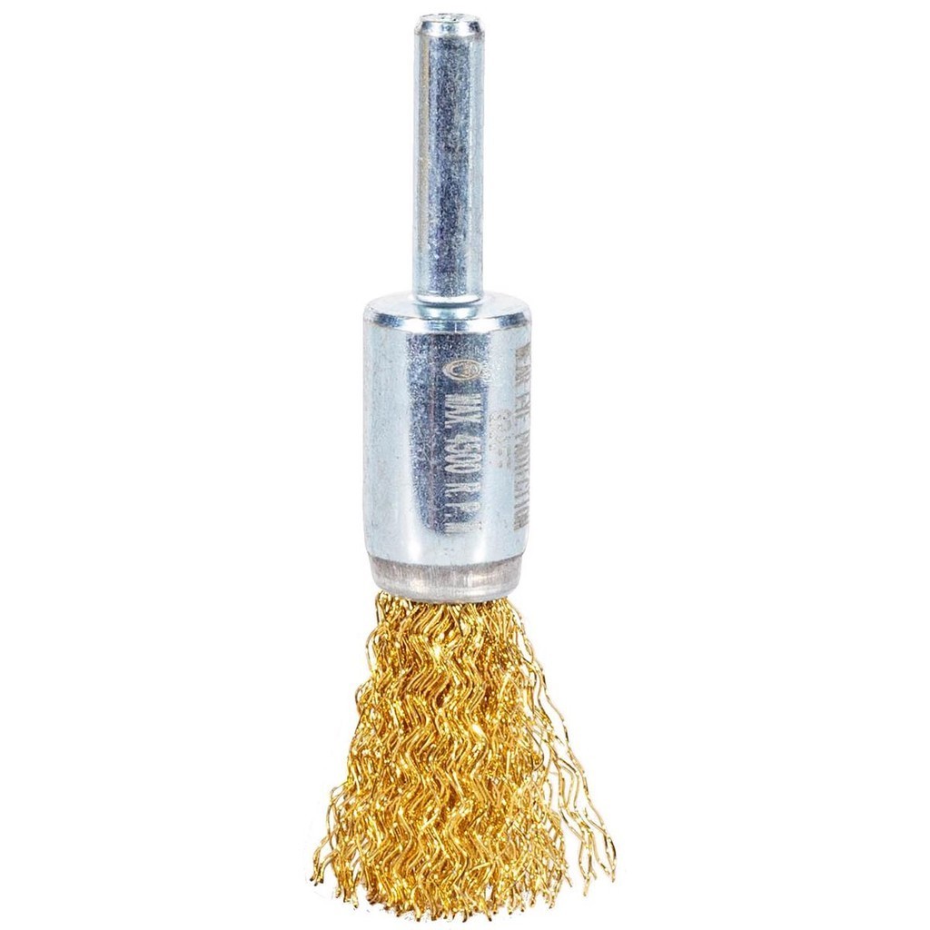 Escova De Aço Latonado Tipo Pincel C/ Haste 5/8''x1/4'' (571,0011) - Graff Vintage