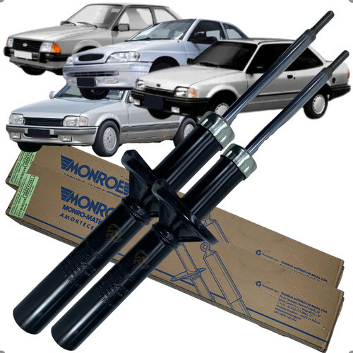 Par Amortecedor Dianteiro Monroe Escort 1984 A 1994 Hobby XR3 1993 A 1996 Verona Apollo 1990 1991
