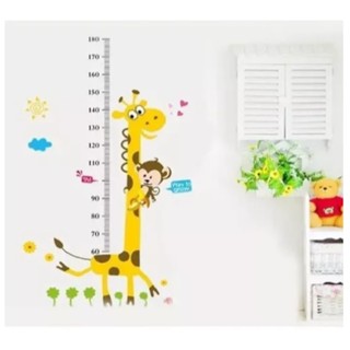 Adesivo Régua Do Crescimento Altura Criança Modelo Girafa em Oferta na Shopee