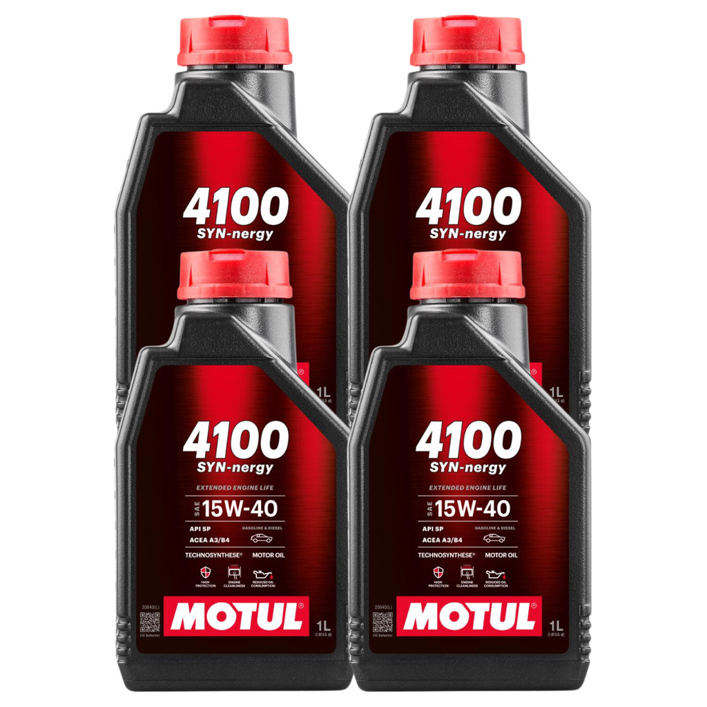 KIT MOTUL 4100 SYN-NERGY 15W-40 4 LITROS em Oferta na Shopee