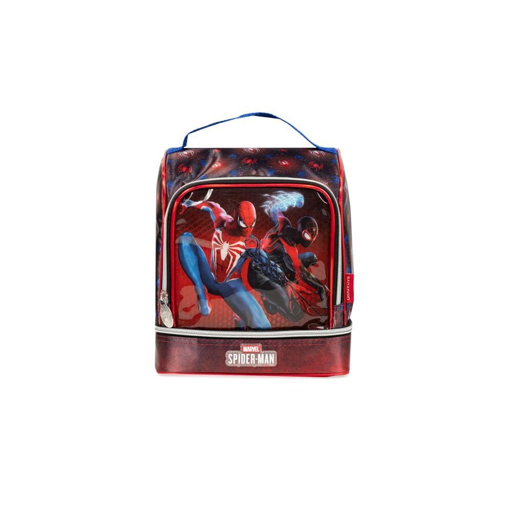 Lancheira Térmica Infantil Masculina Homem Aranha Vermelha em Oferta na Shopee