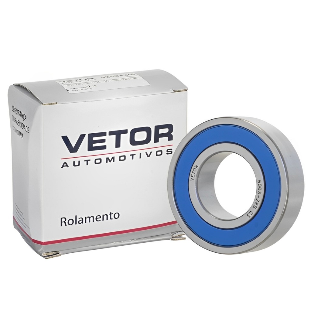 Rolamento De Esferas 6003 2rs Vetor Moto Industrial 17x35x10