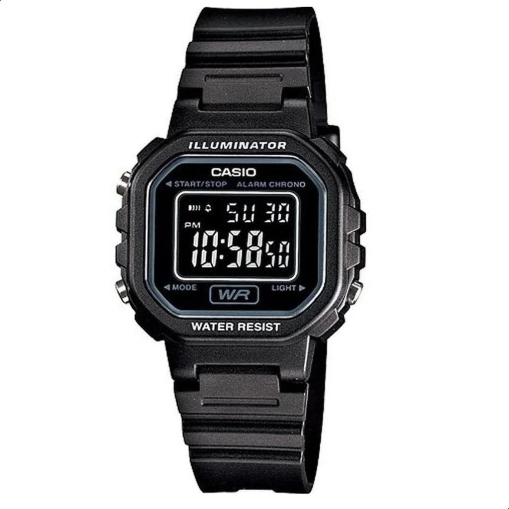 Relógio Casio Digital Vintage Unissex Preto Original Standard LA-20WH-1BDF - Watches