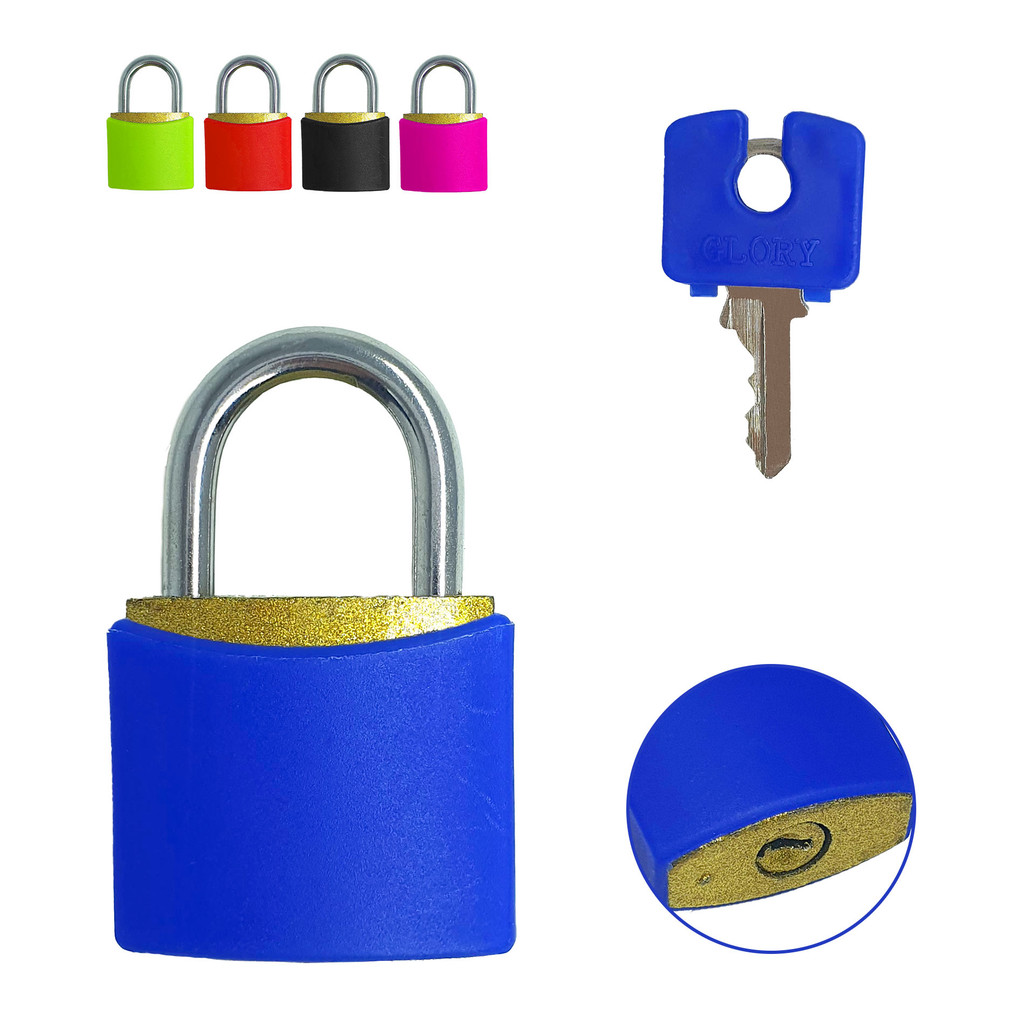 Cadeado Com 2 Chaves Anti Corrosão Haste de Aço p/ Bolsa, Mochila, Portão em Oferta na Shopee