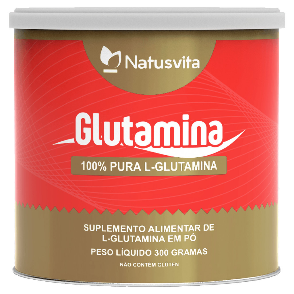 Glutamina Isolada 100% Vegetal. 300/600/900 gramas