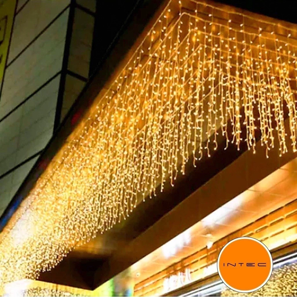 Cascata 200 Led's 220v/110v 8 Funções ou Fixo 5 M Luzes para Natal — imagem 1