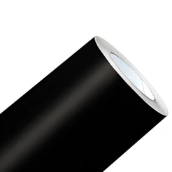 Papel Vinil Preto Fosco Envelopar Geladeira Móveis 5m x 1m